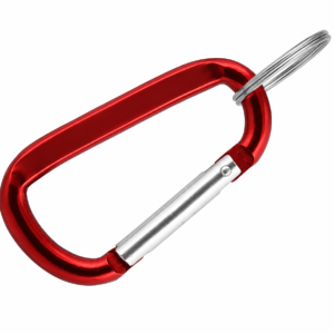 Split Ring 8MM Carabiner-Engraved